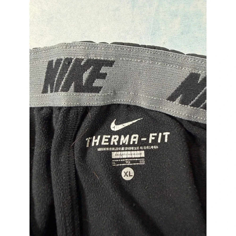 Nike Therma-FIT Pants Mens XL Black Excellent Fleece Lined 379431-010